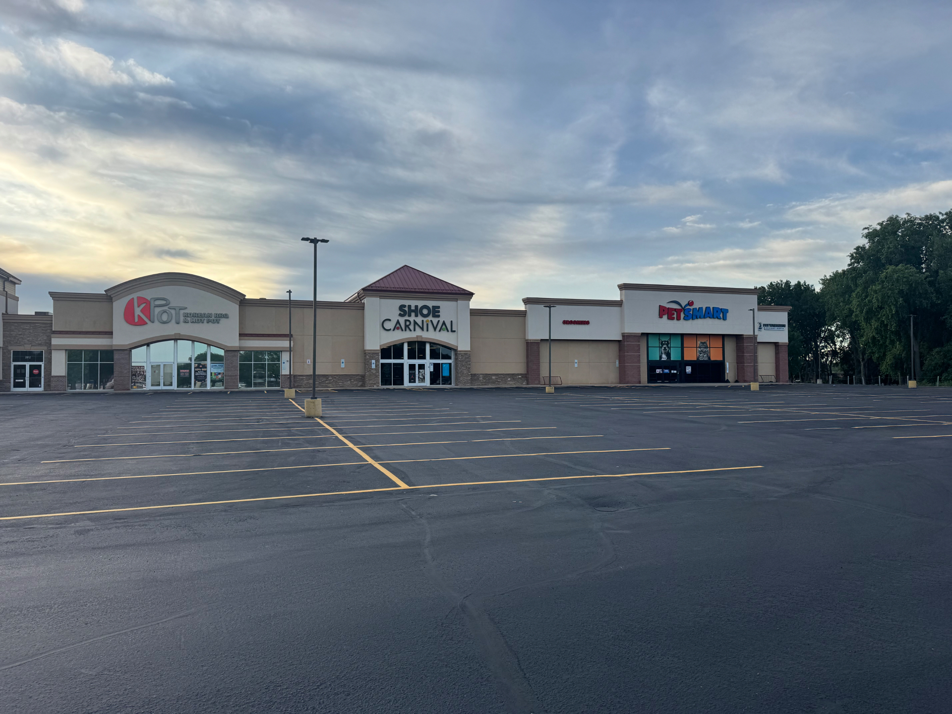 Retail center — Sioux Falls — Sioux Falls seal coating by Dakota Seal asphalt and concrete maintenance