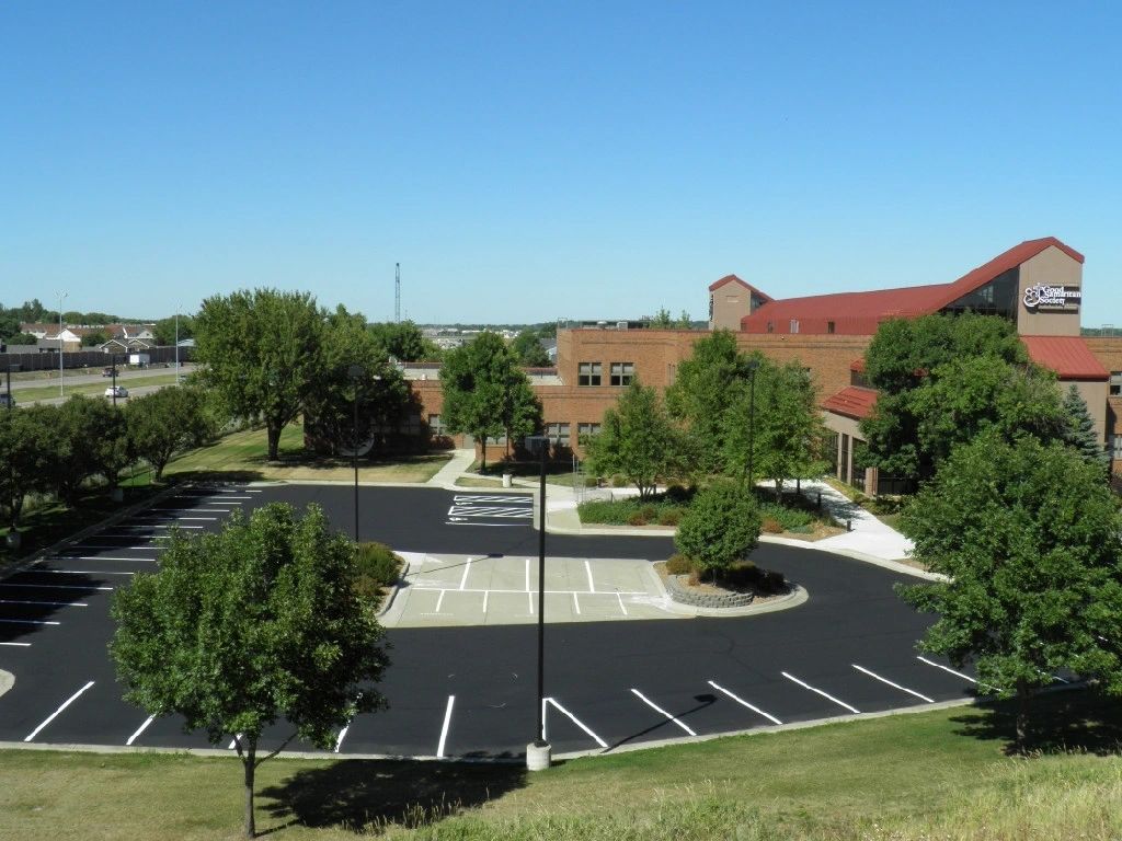 Parking Lot Sweeping — Sioux Falls asphalt and concrete maintenance by Dakota Seal